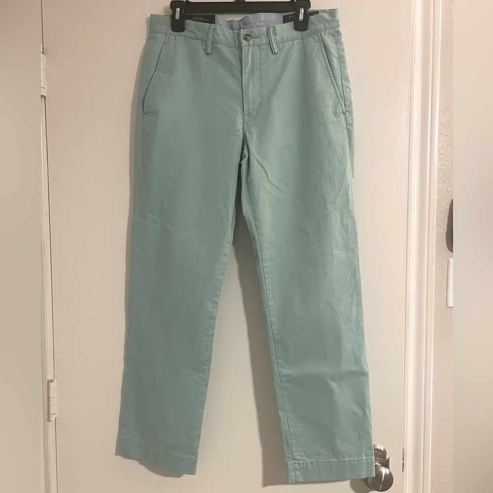 Polo Ralph Lauren Straight Fit Stretch Twill Chino size 32X30 Mint Green